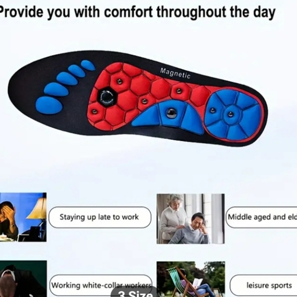 💙🐾New Magnetic Massage Insoles for Men and Women S(35-39).🎉 - Picture 7 of 10